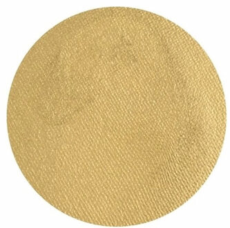 Superstar grimeer schmink - goud - 16 gram - carnaval/verkleed thema