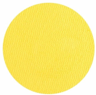 Superstar grimeer schmink - lichtgeel - 16 gram - carnaval/verkleed thema