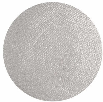 Superstar grimeer schmink - zilver - 16 gram - carnaval/verkleed thema