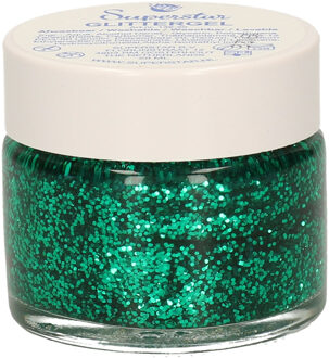 Superstar groene glitter gel 20 ml - Schmink