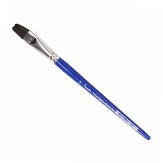 Superstar Plat schmink penseel nr. 14 - 1x - aqua schminken/grimeren - grimeer kwasten Multi