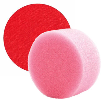 Superstar schmink kleur rood - 16 gram - met rond grimeer sponsje - Schminken - alle leeftijden