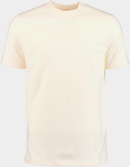 Supply & co. t-shirt korte mouw lungo tee with chestlogo 24108lu16/150 off-white Beige - XXL