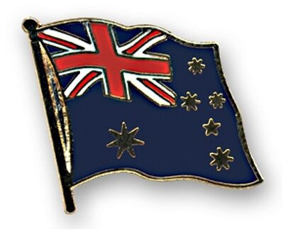 Supporters pin/broche/speldje vlag Australie 20 mm Multi