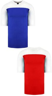 Supra Korte Mouw All City Tem Blauw Rood Wit Heren Jersey T-shirt - XL
