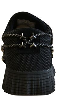 Supra Malli Textiel Leren Veterschoenen Heren 05666 010 - maat Zwart