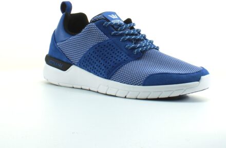 Supra Scissor Blauw Textiel Heren Lace Up Trainers 08027 442 - maat