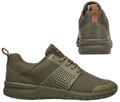 Supra Scissor Lace Up Heren Casual Trainers Olijf 05669 365 B35B Groen - EU 38 / UK 5