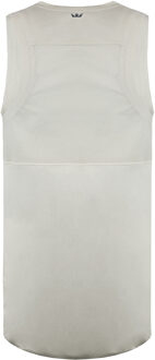 Supra V-Hals Mouwloos Off White Heren Grafisch Logo Vest 192180 036 - maat XL Gebroken wit