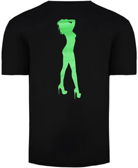 Supra x Heidi Klum Cochs Korte Mouw Crew Neck Zwart Heren T-shirt 101901 008 - S