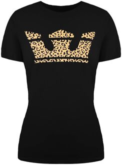 Supra Zwart Luipaardprint Kroon T-shirt 192232 045