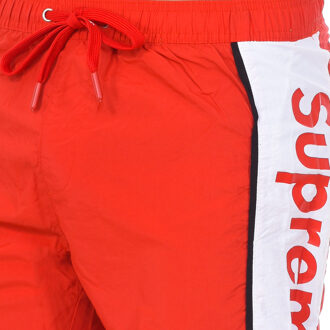 Supreme Herenbadpak halflang boxer CM-30056-BP Rood - XS