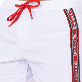Supreme Saona Heren Boxer Badpak met print CM-30060-BP - maat XS Wit