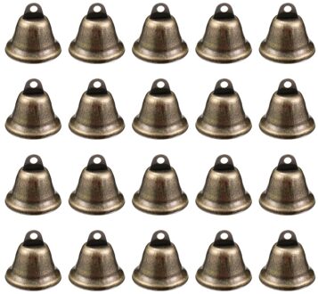 Supvox 20Pcs 38Mm Koper Bells Metal Hand Bells Met Helder Geluid Opknoping Bell Hangers Voor Partij Decoratie