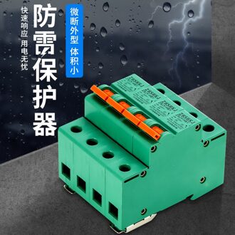 Surge Protector Eenfase Pv 2P Home Power Lightning Protector 4P Drie-Fase Vier-Draads spd Module