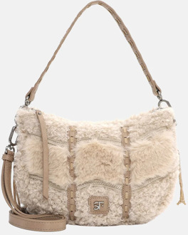 Suri Frey Resy schoudertas teddy beige Ecru