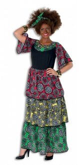 Surinaamse jurk grote maat Multi