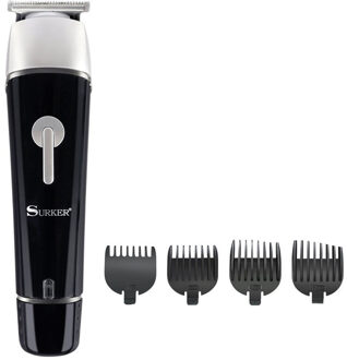 Surker SK-0068 5 in 1 110-240V Professionele Elektrische Tondeuse Baard Trimmer Waterdicht IPX 7 Oplaadbare Epilator scheerapparaat