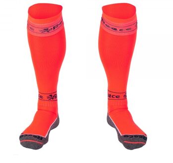 Surrey Sportsokken - Maat 31-35 - Unisex - oranje/rood