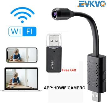 Surveillance Camera With Wifi IP Mini Camera USB Full HD 1080P P2P CCTV SD Card Cloud Storage Smart AI Human Detection V380 APP