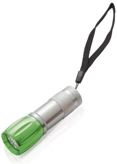 Survival zaklamp LED - groen - compact - preppen/outdoor/kamperen