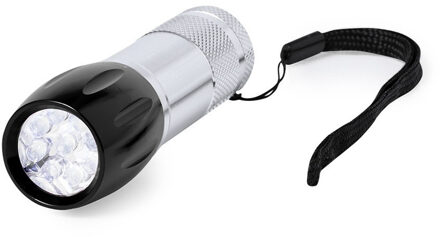 Survival zaklamp LED - zwart - compact - preppen/outdoor/kamperen