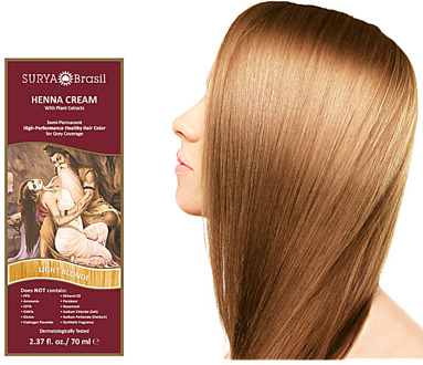 Surya Brasil Henna Haarverf Cream Light Blonde 70ml