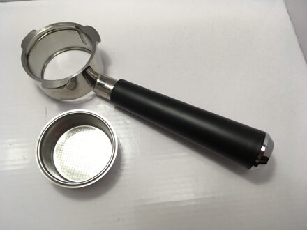 SUS304 Bodemloze-Filterhouder Filterhouder 60mm15-20bar Voor Espresso Koffiezetapparaat Onderdelen Innerlijke 51Mm Filterhouder Licht Groen