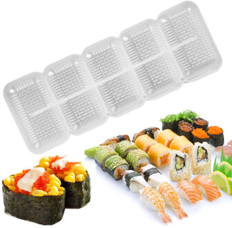 Sushi Maker Rice Mold Nigiri Mould Bento Diy Tool Handig Maken Kit Sushi Gereedschap Food Grade Plastic Sushi Nigiri Maker