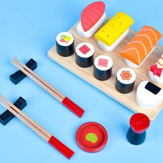 Sushi Snijden Play Set Kleurrijke Plastic Voedsel Speelgoed Herbruikbare Meerdere Keer Van Speelgoed Micro Uitgesneden Sushi Keuken Speelgoed Voor kinderen