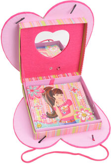 Susie dagboek met slot in cadeautas