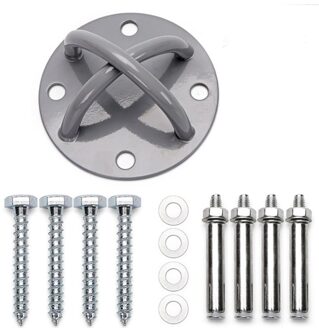 Suspension Trainer Muur En Plafond Mount Zware Anker Beugel Voor Swing Super Dragende Dansen Ring Swing vaste Gesp wit