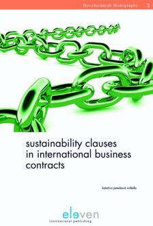 Sustainability clauses in international business contracts - eBook Katerina Peterkova Mitkidis (9462741557)