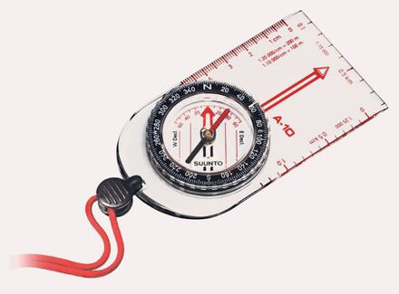 Suunto A-10 NH plaatkompas - Transparant