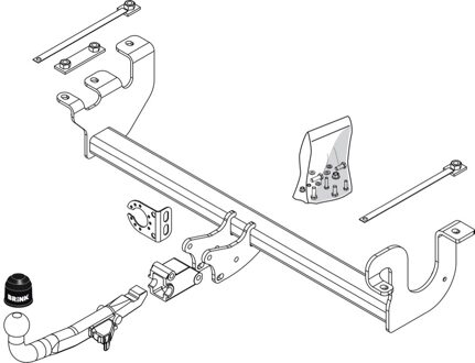 Suzuki Afneembare trekhaak