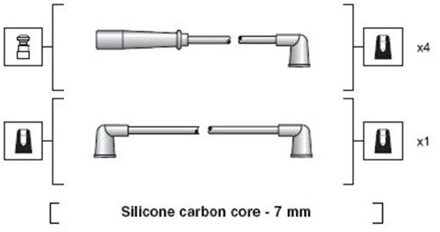 Suzuki Bougiekabelset MSK1184