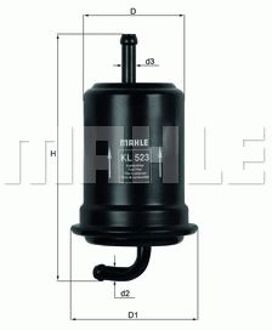 Suzuki Brandstoffilter KL523