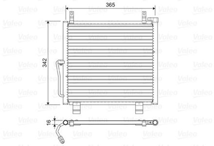 Suzuki Condensor, airconditioning 822591