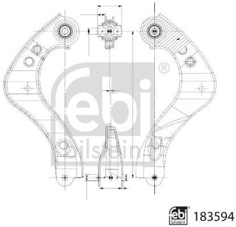 Suzuki draagarmmet lager 183594
