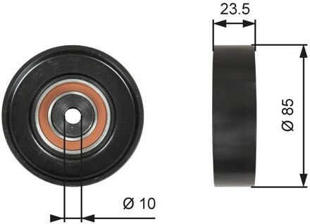 Suzuki Geleide rol/omdraairol v-snaren T36274