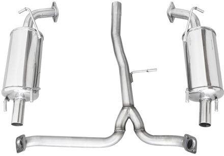 Suzuki InoxCar uitlaat passend voor Suzuki Kizashi 2.4i 16V 178pk 2013-2014 IXSUKI01