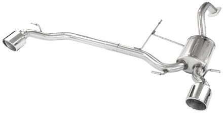 Suzuki InoxCar uitlaat passend voor Suzuki Swift 1.4 Sport 140pk 2018- Links/Rechts 100mm X-R IXSUSW04XR10