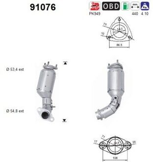 Suzuki Katalysator 91076