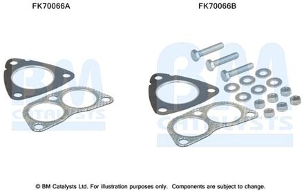 Suzuki Montageset, uitlaatpijp FK70066