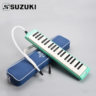 SUZUKI MX-37D Alto 37 Key Professional Melodion Green Melodica/ pianica With Handbag Gift of choice