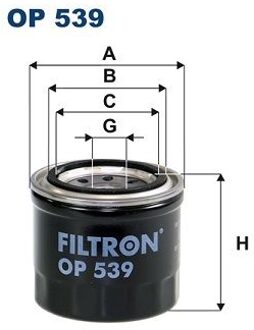Suzuki Oliefilter OP539