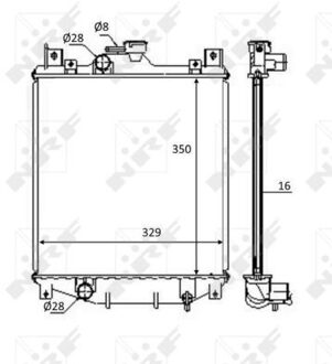 Suzuki Radiateur 59083