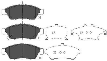 Suzuki Remblokken set KBP8510