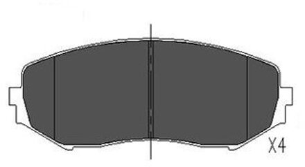 Suzuki Remblokken set KBP8512
