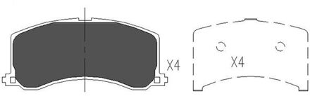 Suzuki Remblokken set KBP8517